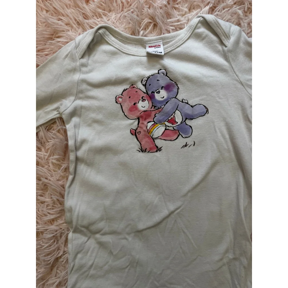 Toddler Care Bears snap up pajamas size 18-24 months